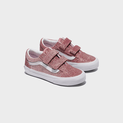 Kids Kith VANS PS Old Skool V Glitter - Rose Gold