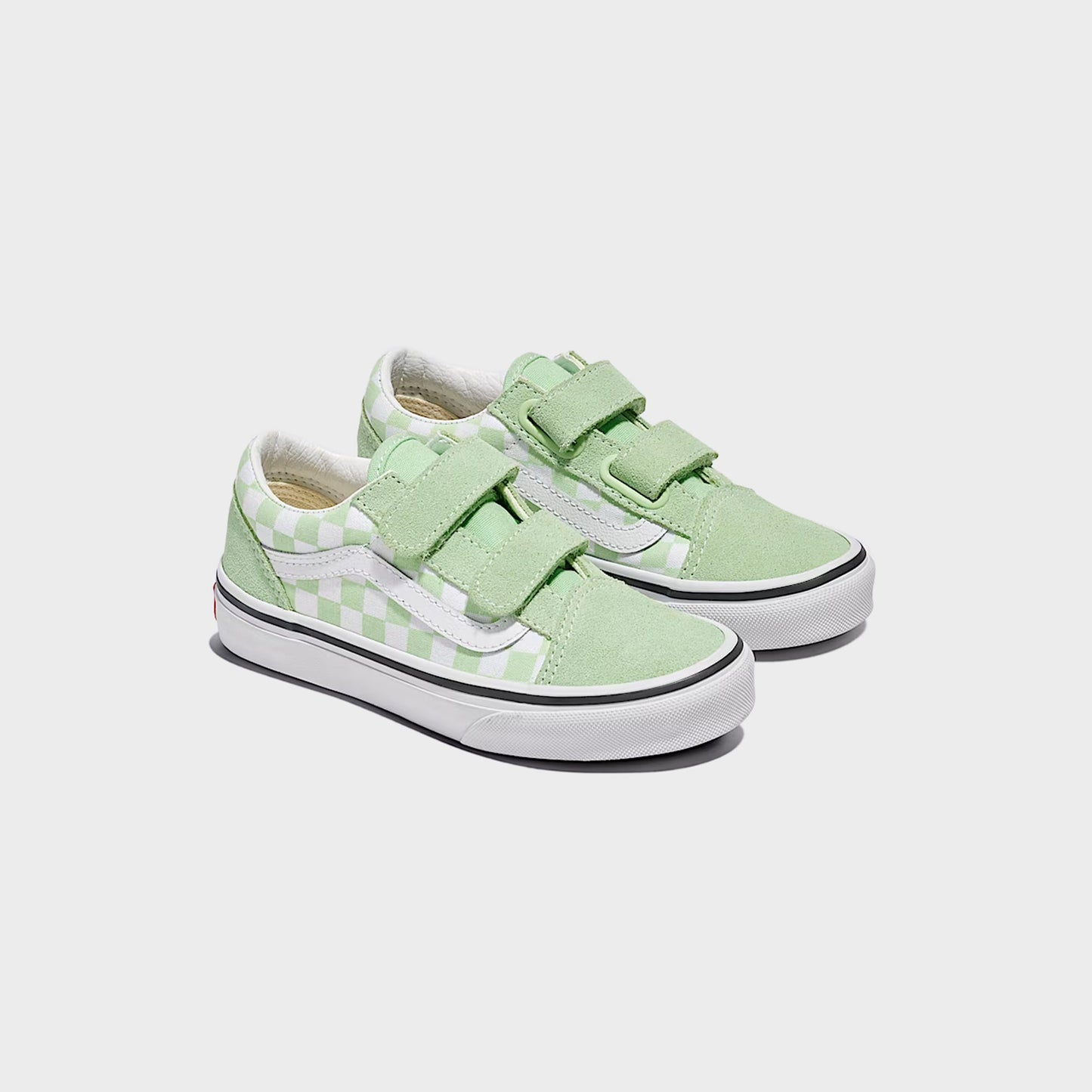 Kids Kith VANS GS Old Skool V Checkerboard - Pistachio Green