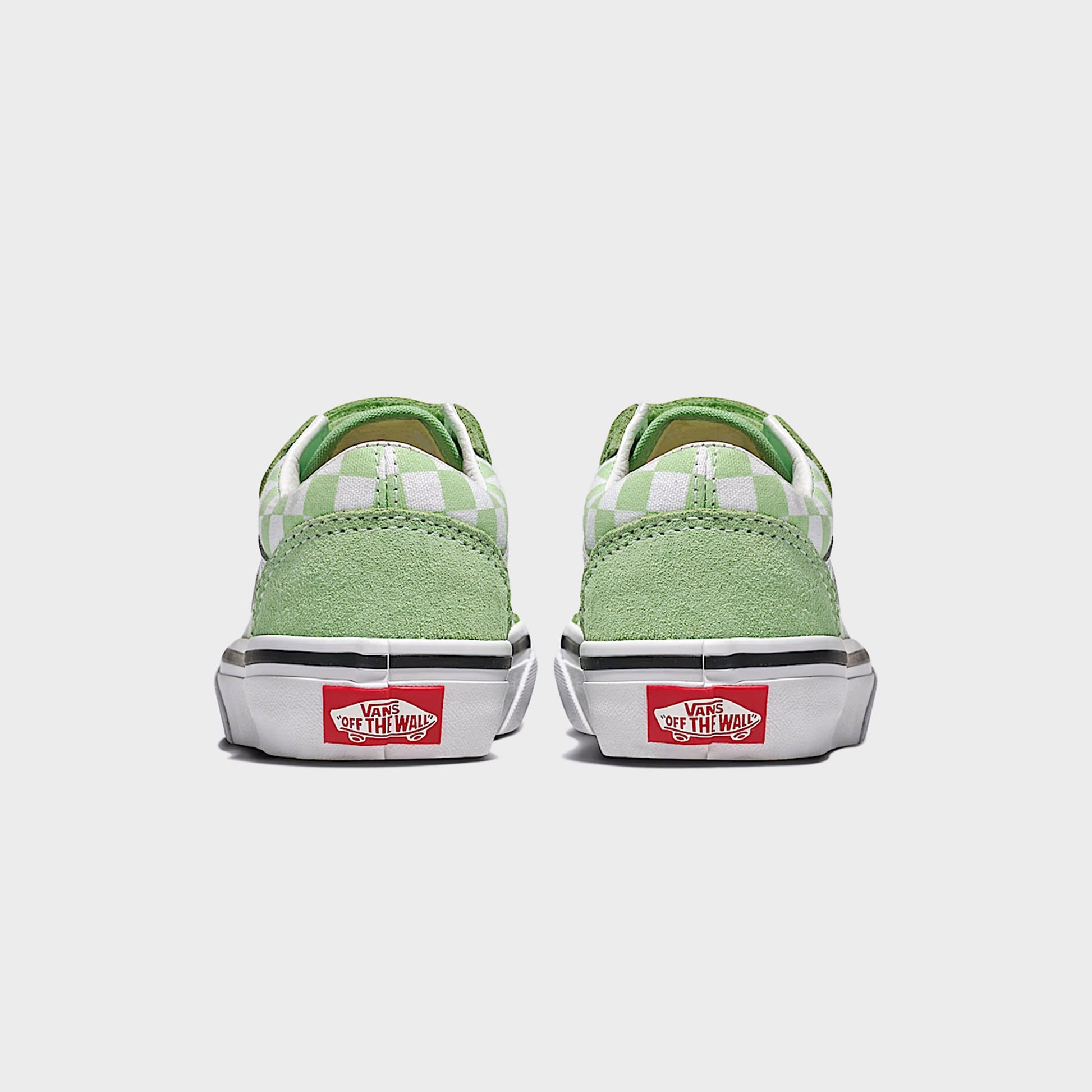 Kids Kith VANS GS Old Skool V Checkerboard - Pistachio Green
