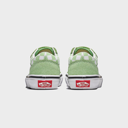 Kids Kith VANS GS Old Skool V Checkerboard - Pistachio Green