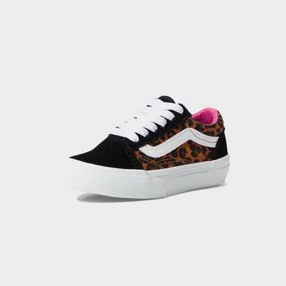 Kids Kith VANS PS Old Skool Leopard Pop - Black / Multi