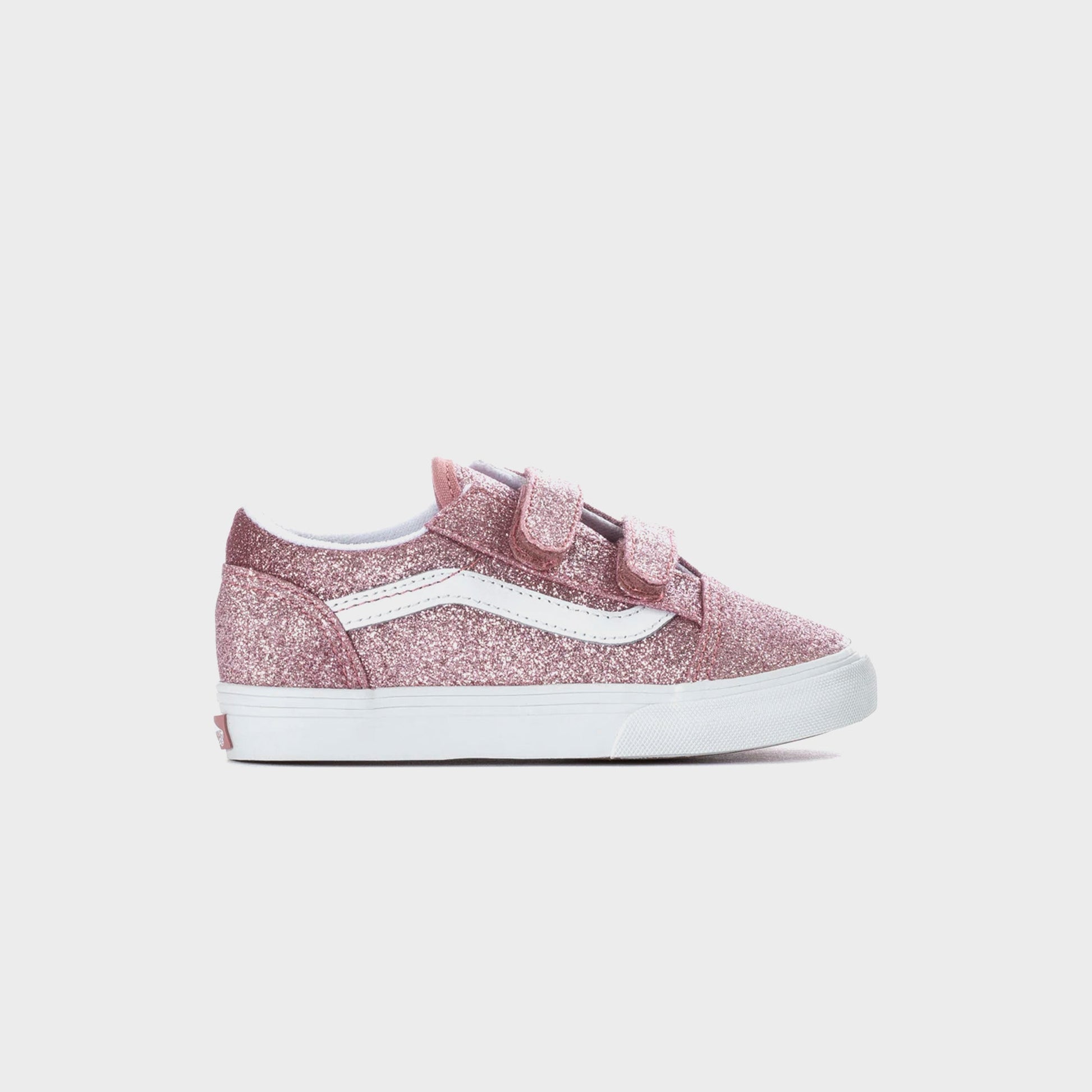 Kids Kith VANS TD Old Skool V Glitter - Rose Gold