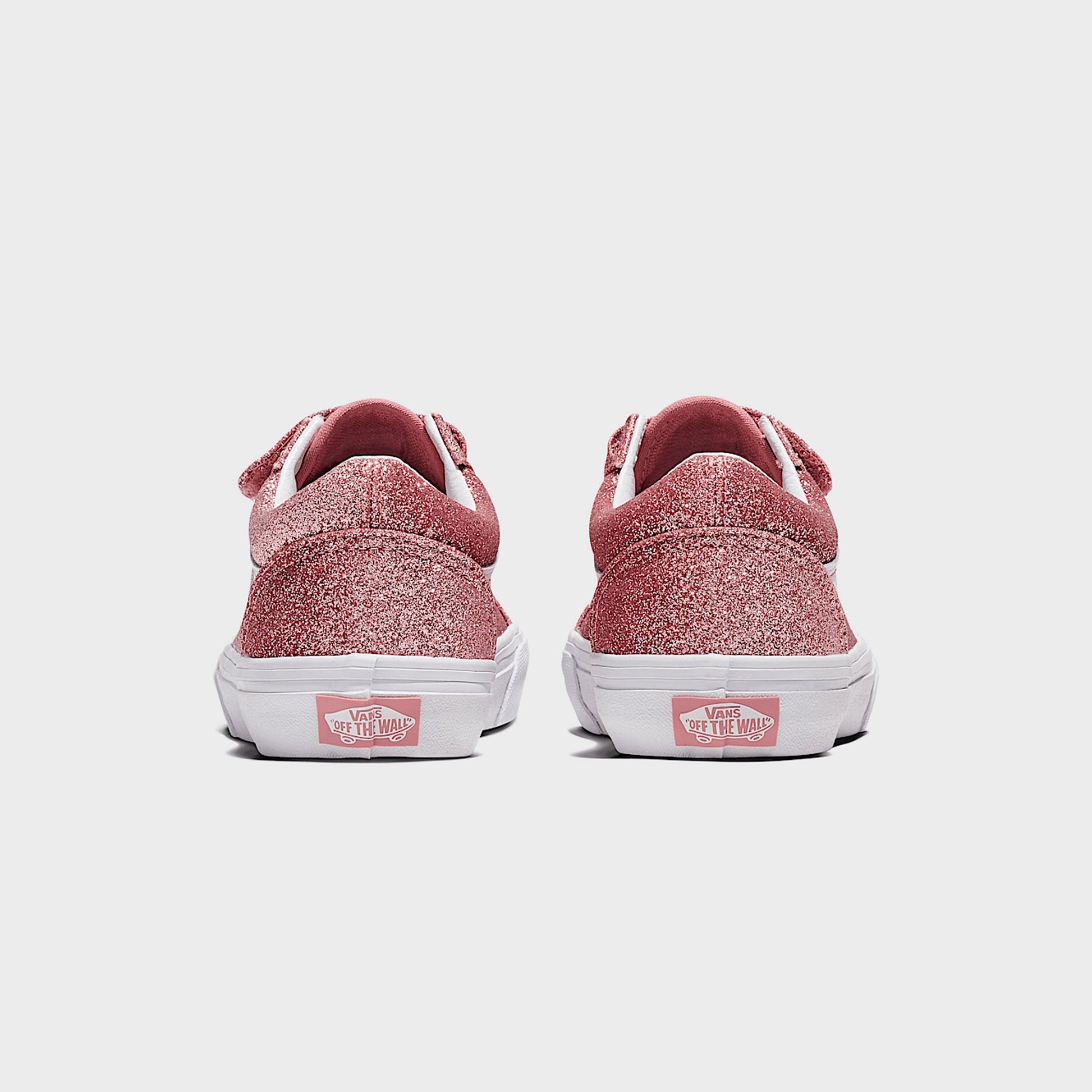 Kids Kith VANS TD Old Skool V Glitter - Rose Gold