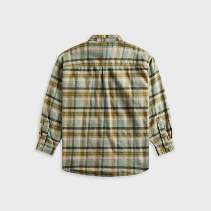 Women Kith R13 Boyfriend Shirt - Turquoise Plaid