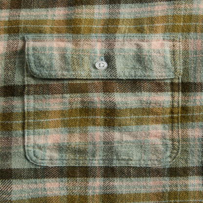Women Kith R13 Boyfriend Shirt - Turquoise Plaid