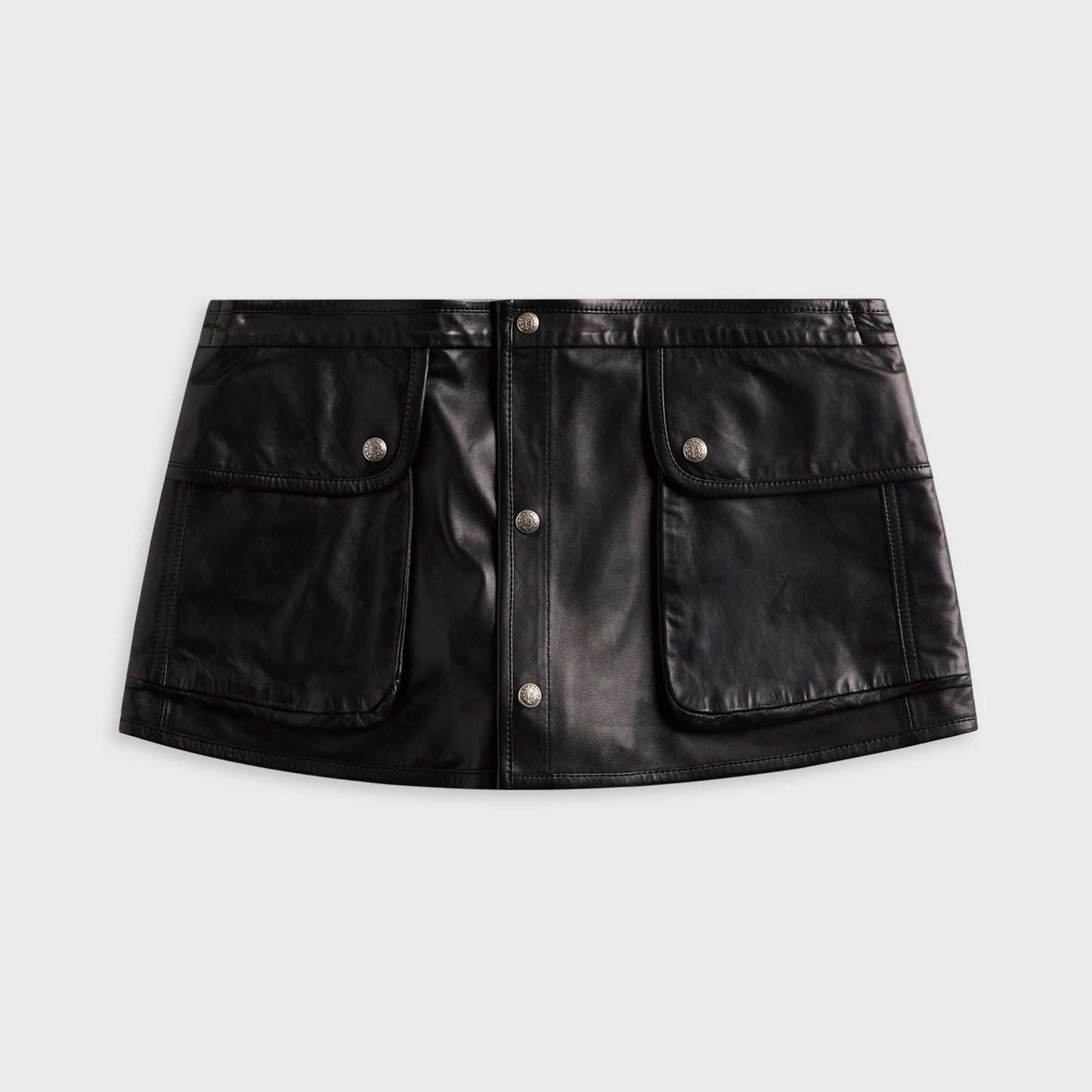 Women Kith R13 Leather Layered Skirt - Black