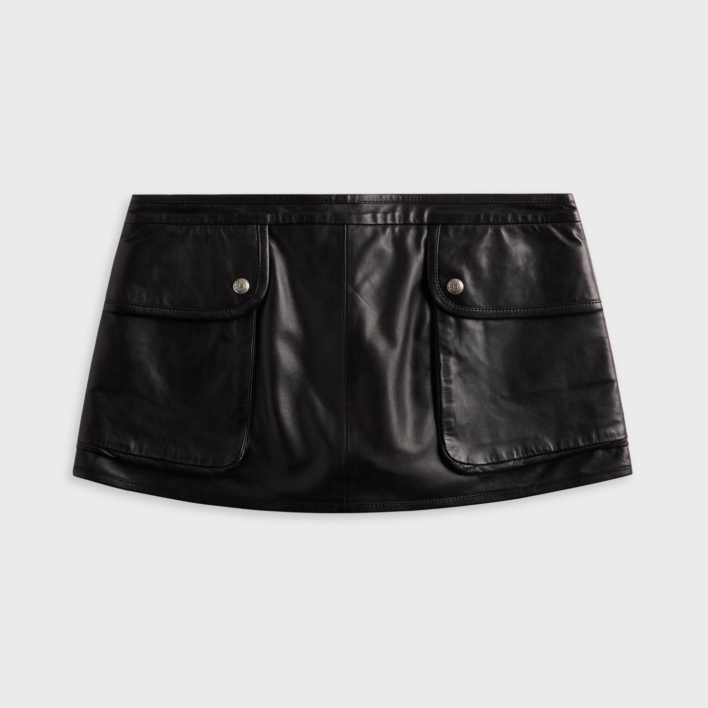 Women Kith R13 Leather Layered Skirt - Black