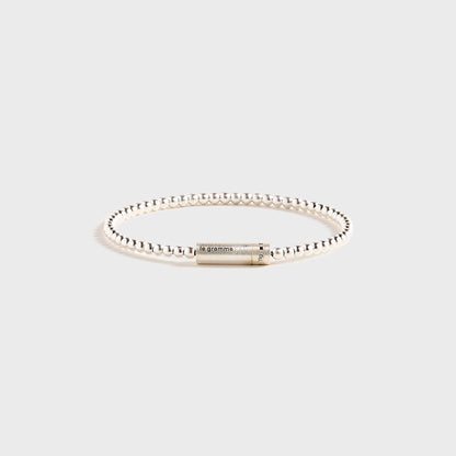 Men Kith Le Gramme 11g Bead Bracelet - Silver