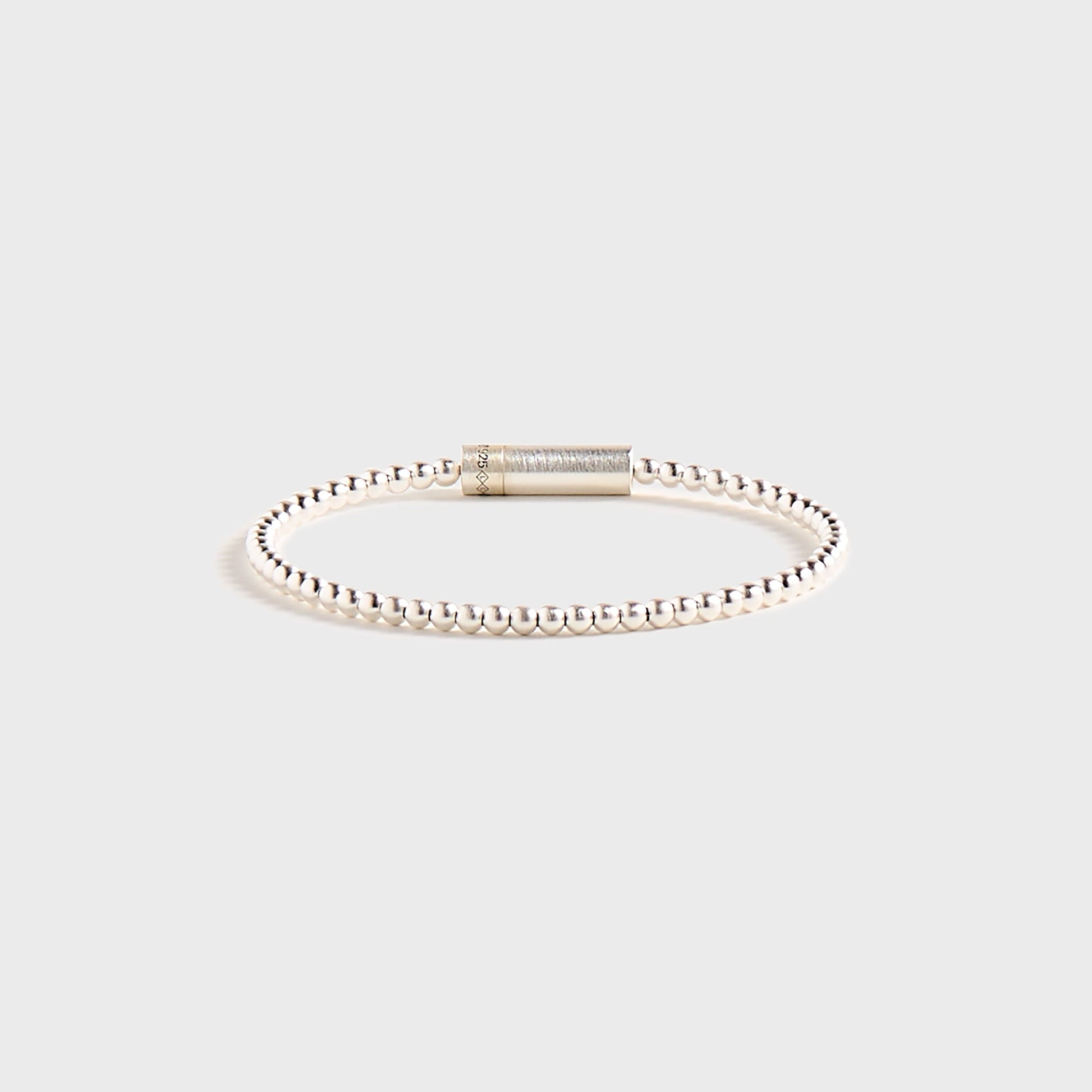 Men Kith Le Gramme 11g Bead Bracelet - Silver