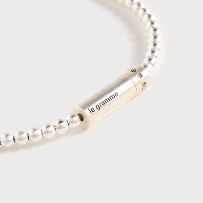 Men Kith Le Gramme 11g Bead Bracelet - Silver