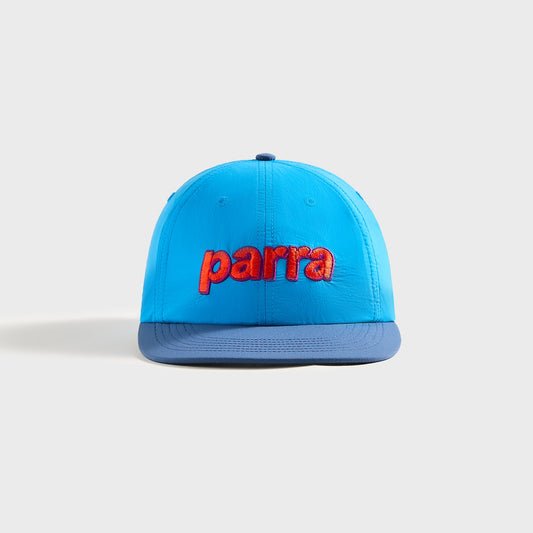Men Kith by Parra Lowercase 6 Panel Cap - Blue / Orange