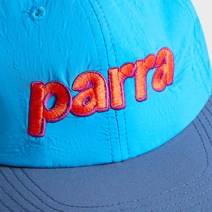 Men Kith by Parra Lowercase 6 Panel Cap - Blue / Orange