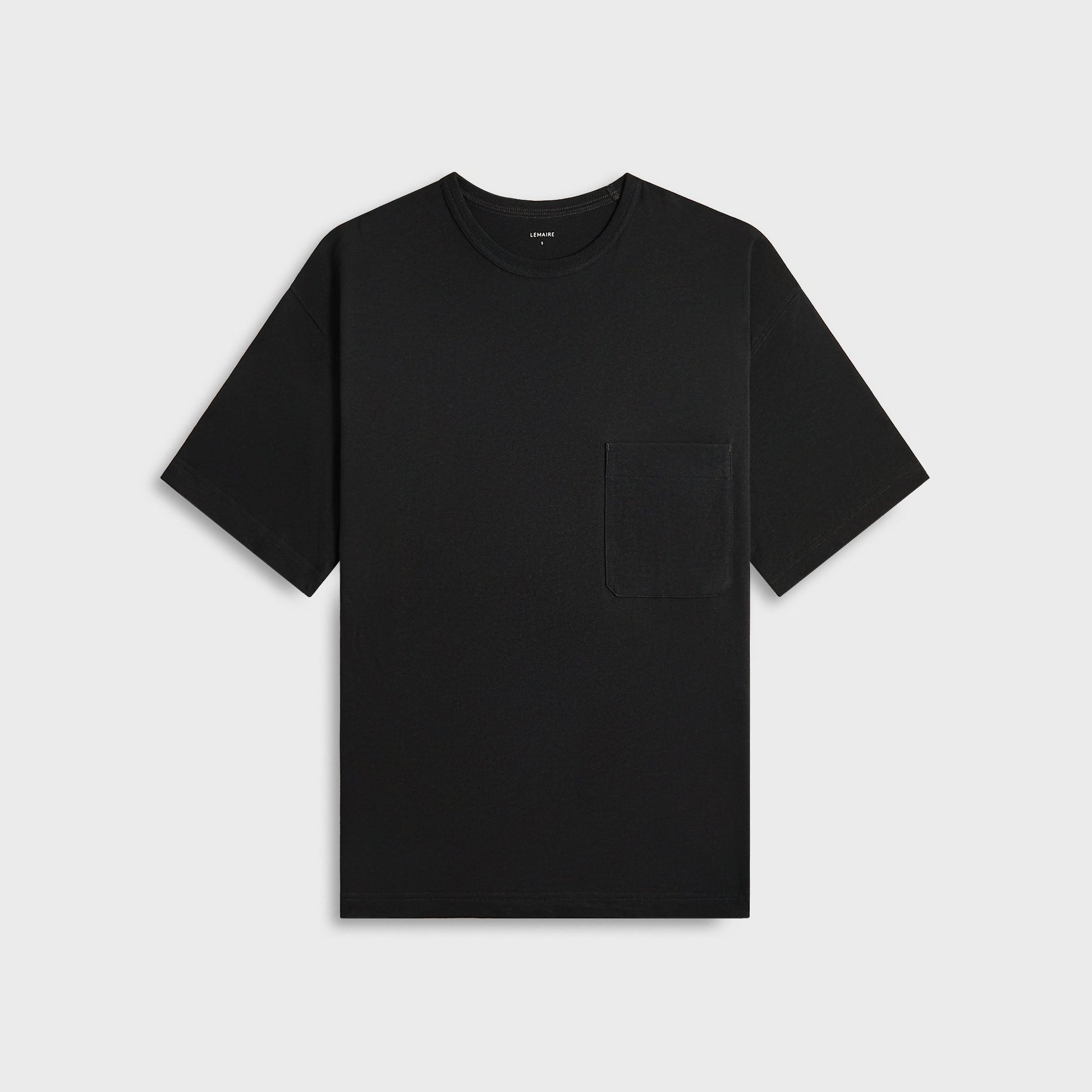 Men Kith Lemaire Boxy Short Sleeve Tee - Jet Black