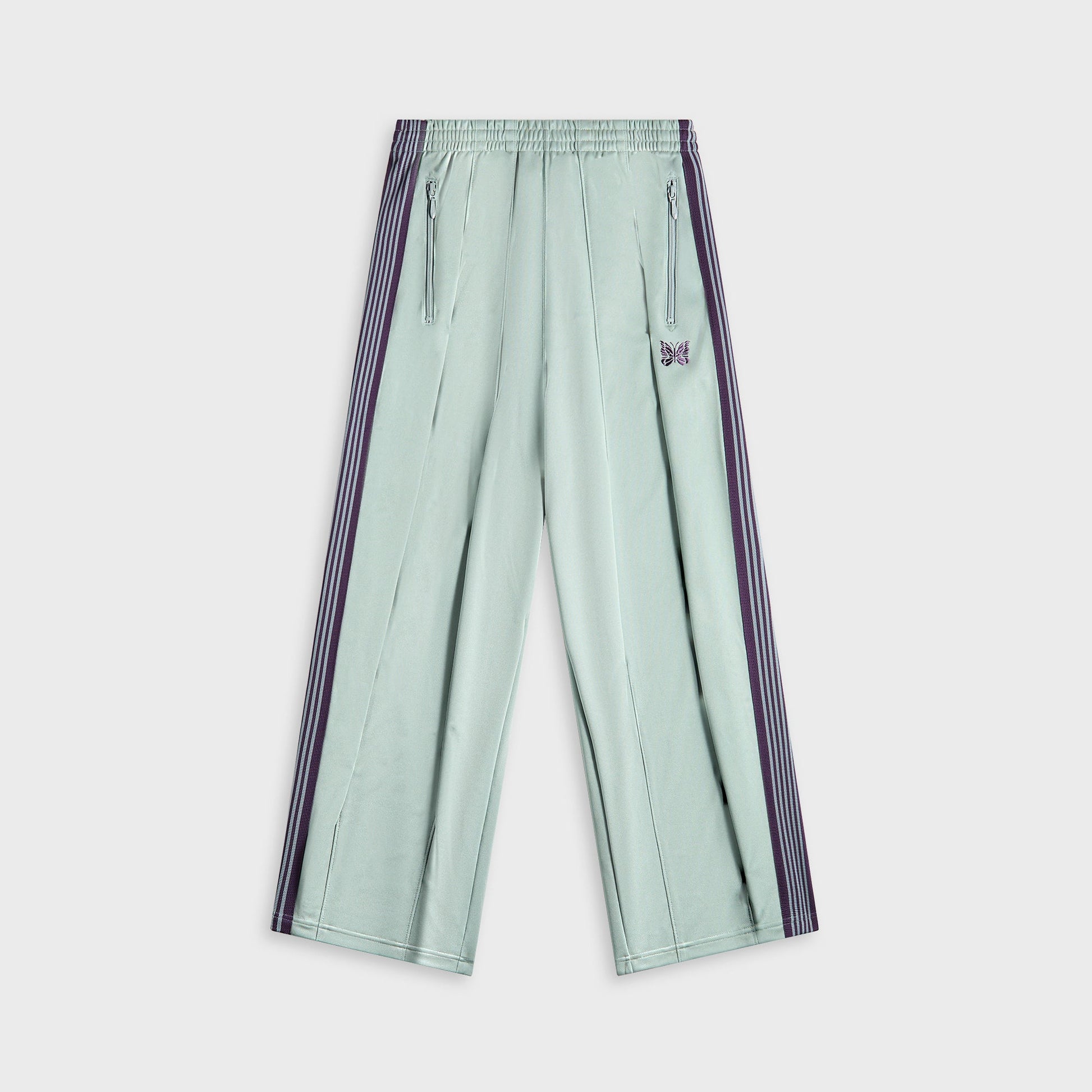 Men Kith Needles H.D. Track Pant Poly Smooth - Sax