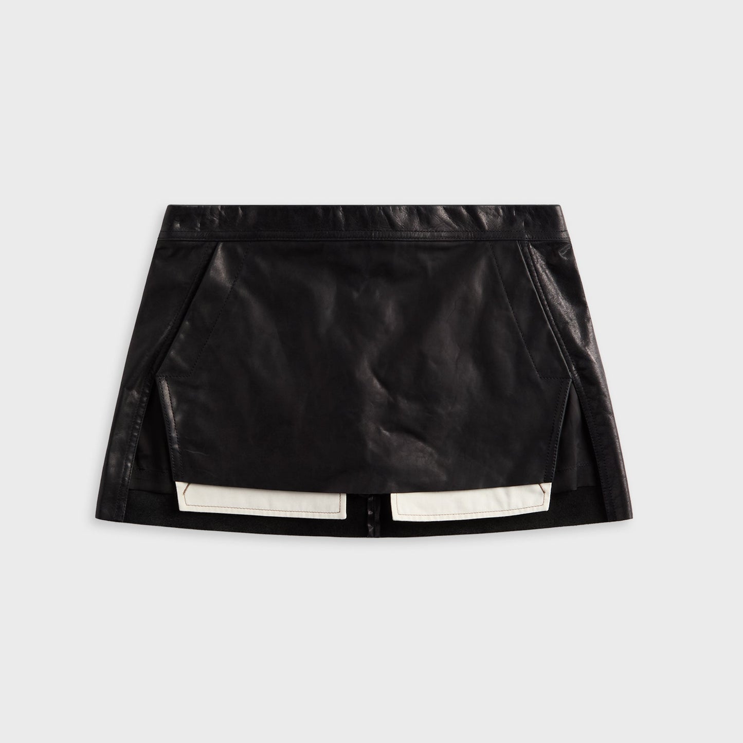 Women Kith Rick Owens Fog Cutoff Mini Skirt - Black
