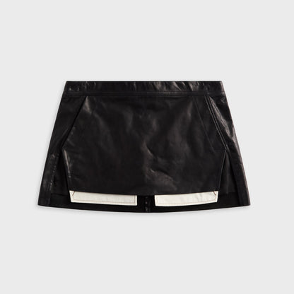Women Kith Rick Owens Fog Cutoff Mini Skirt - Black