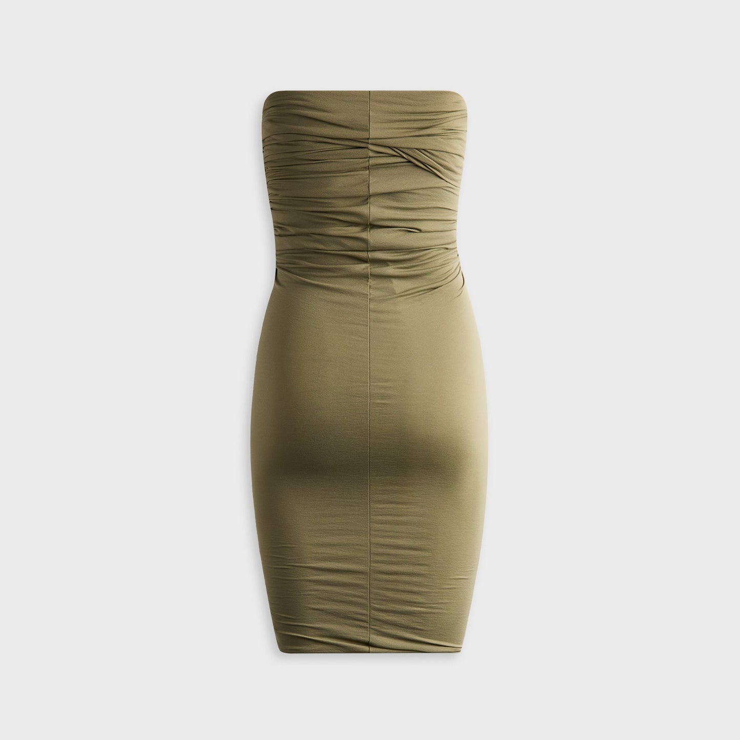 Women Kith Rick Owens Jersey Prong Mini Dress - Celedon
