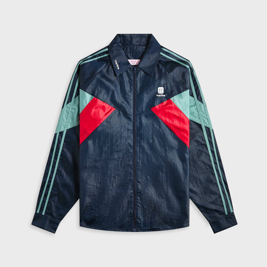 Men Kith Martine Rose Shirt Track Jacket - Blue Navy