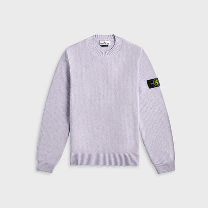 Men Kith Stone Island Raw Hand Cotton Crewneck - Lilac