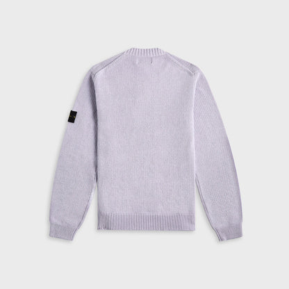 Men Kith Stone Island Raw Hand Cotton Crewneck - Lilac
