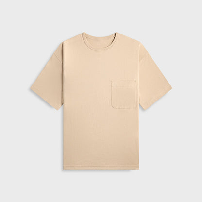 Men Kith Lemaire Boxy Short Sleeve Tee - Warm Beige