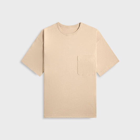 Men Kith Lemaire Boxy Short Sleeve Tee - Warm Beige
