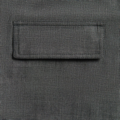 Men Kith Lemaire Light Tailored Overshirt - Grey Melange