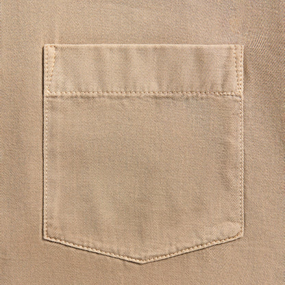Men Kith Lemaire Short Sleeve Denim Shirt - Natural Beige