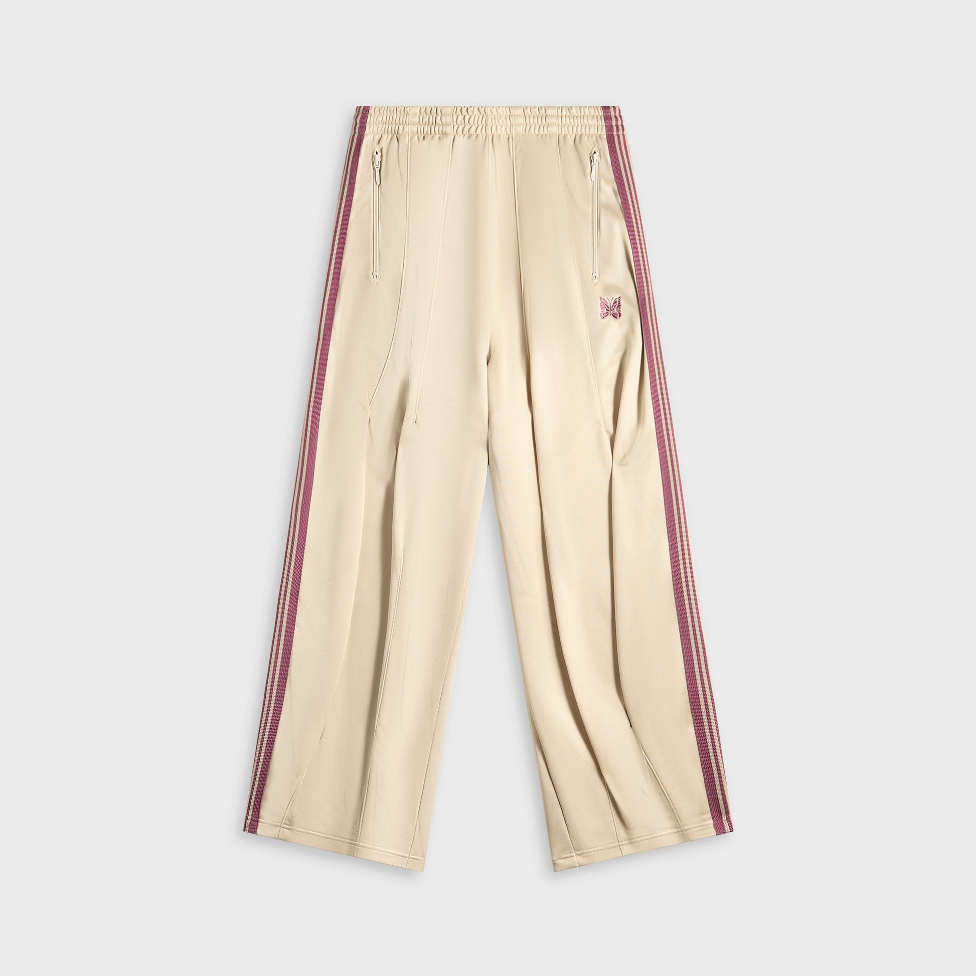 Men Kith Needles H.D. Track Pant Poly Smooth - Ivory