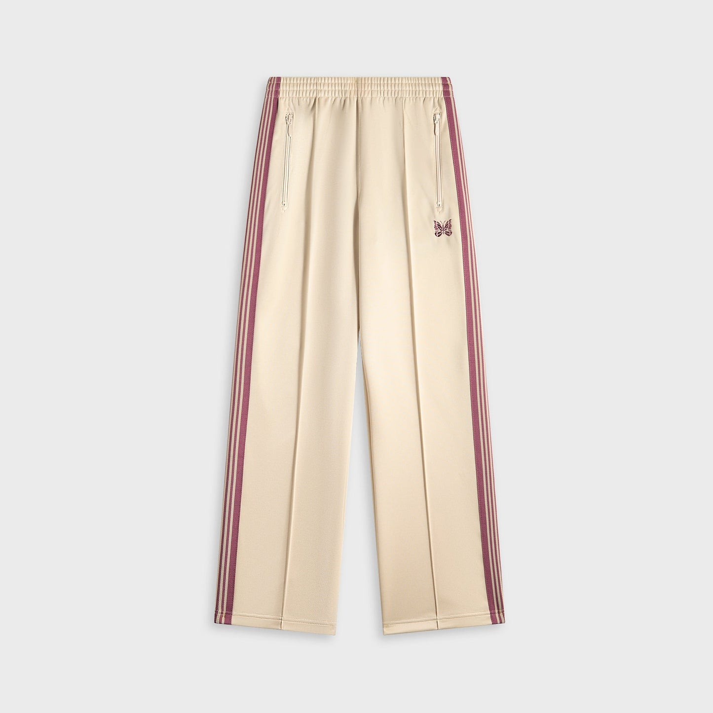 Men Kith Needles Track Pant Poly Smooth - Ivory