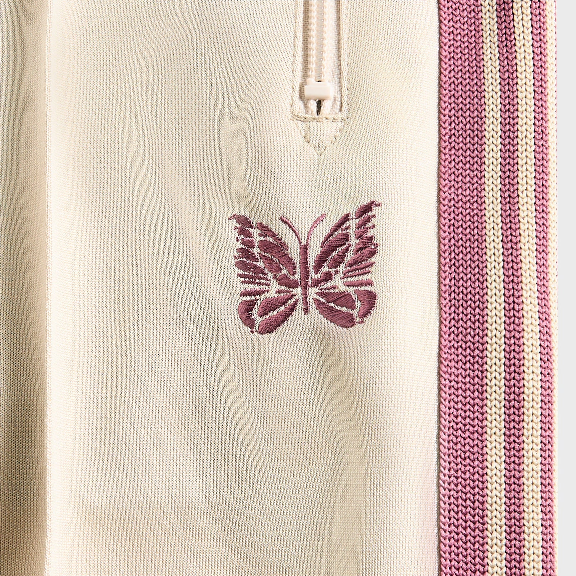 Men Kith Needles Track Pant Poly Smooth - Ivory
