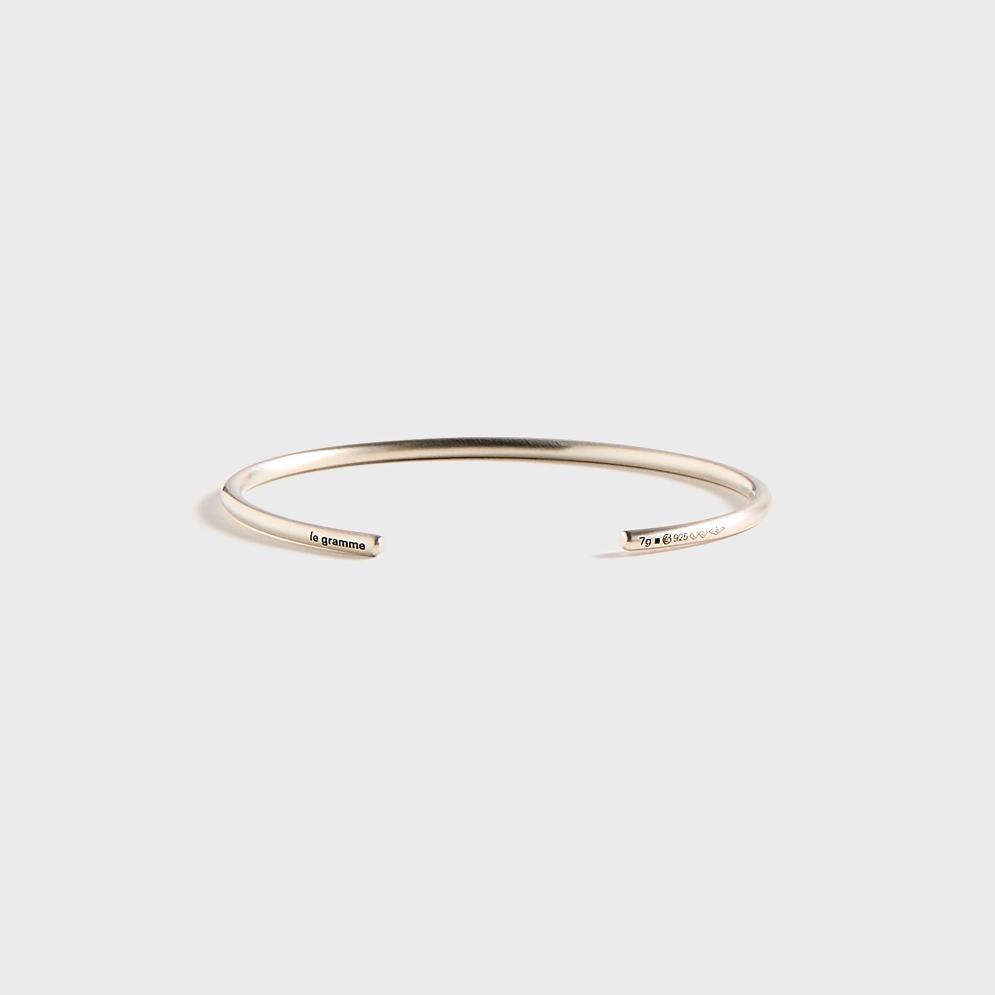 Men Kith Le Gramme 7g Brushed Sterling Silver Bangle Bracelet - Silver