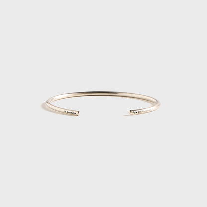 Men Kith Le Gramme 7g Brushed Sterling Silver Bangle Bracelet - Silver