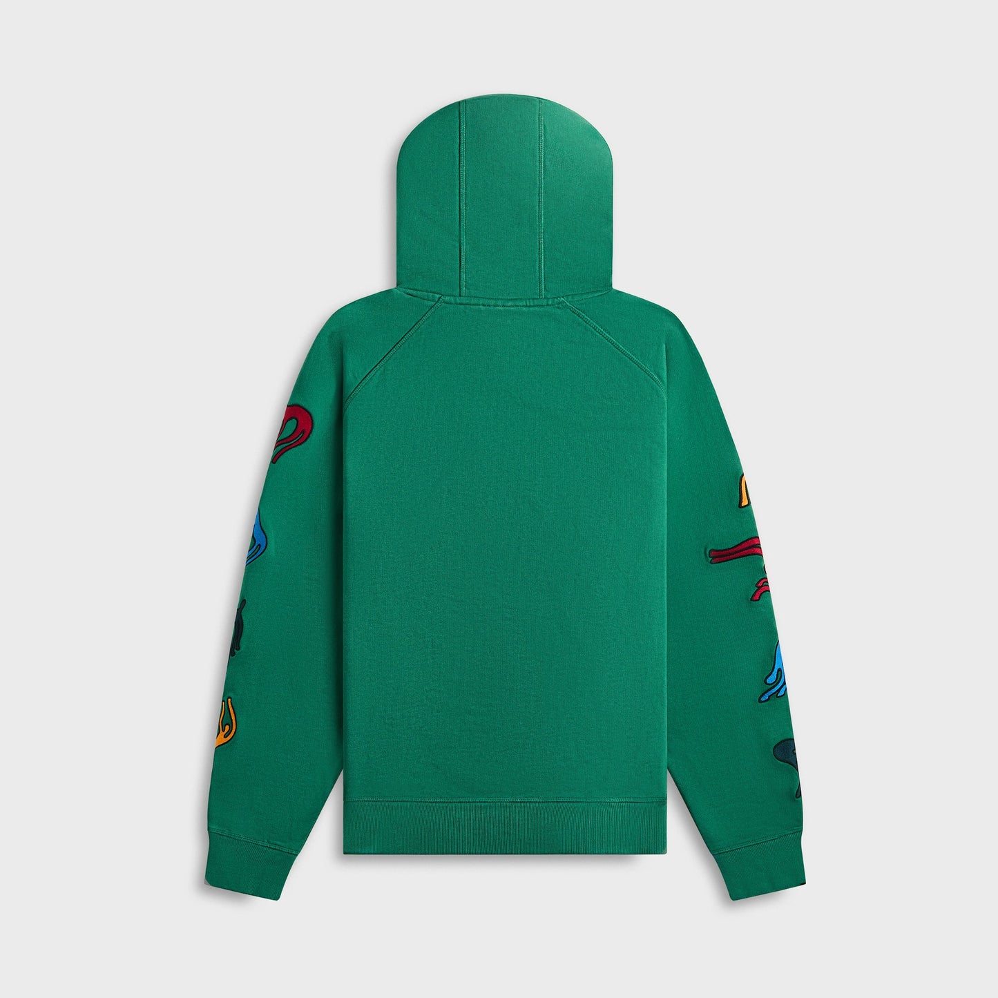Men Kith by Parra La Chambre Nuit Hooded Sweatshirt - Washed Green
