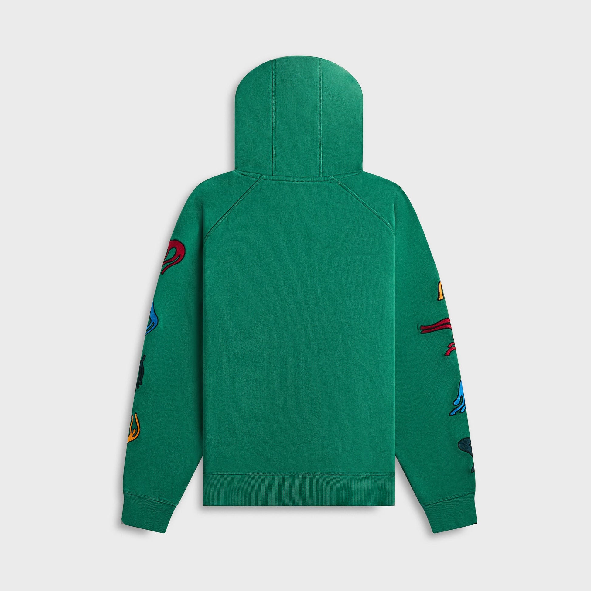 Men Kith by Parra La Chambre Nuit Hooded Sweatshirt - Washed Green