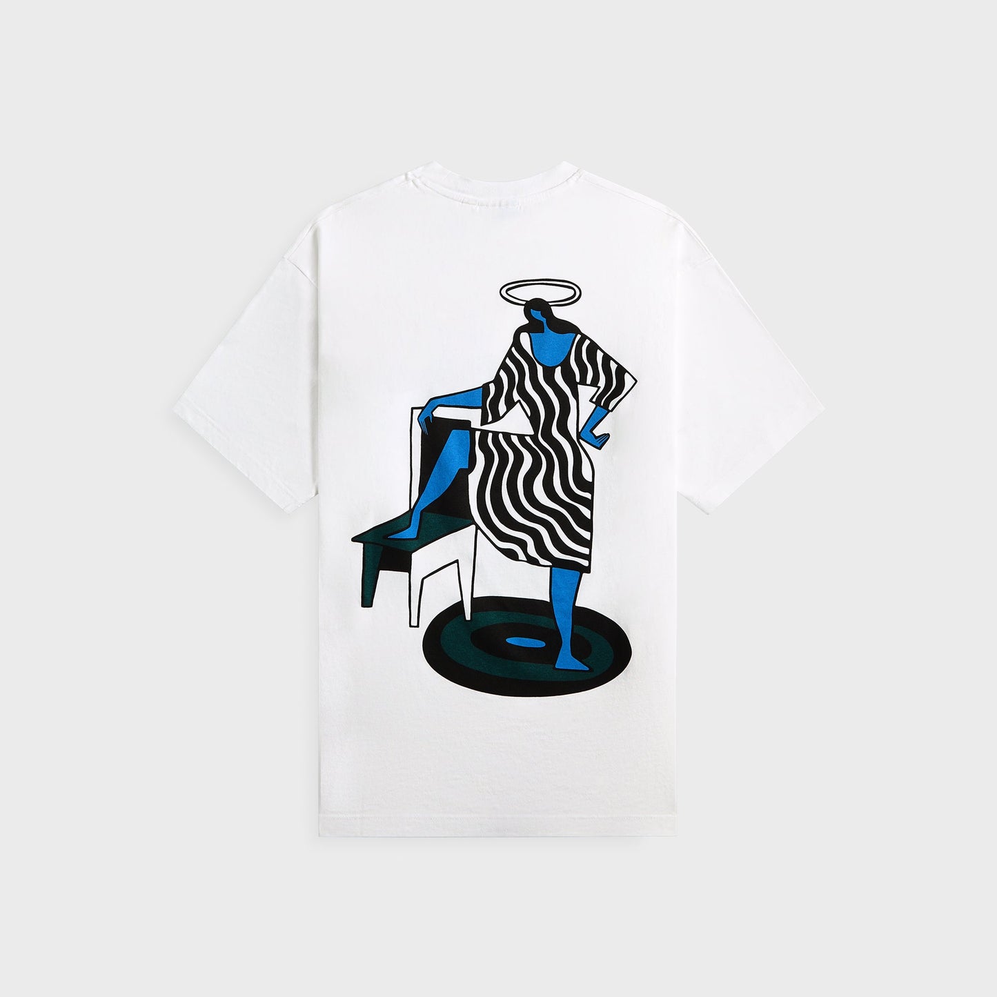 Men Kith by Parra No Regrets Tee - White