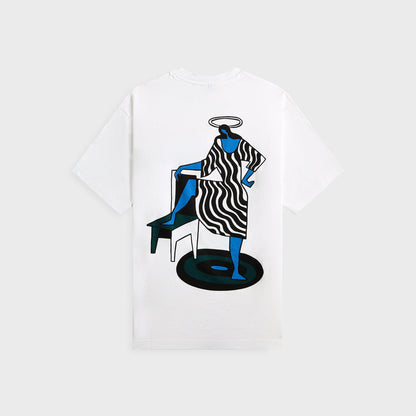 Men Kith by Parra No Regrets Tee - White