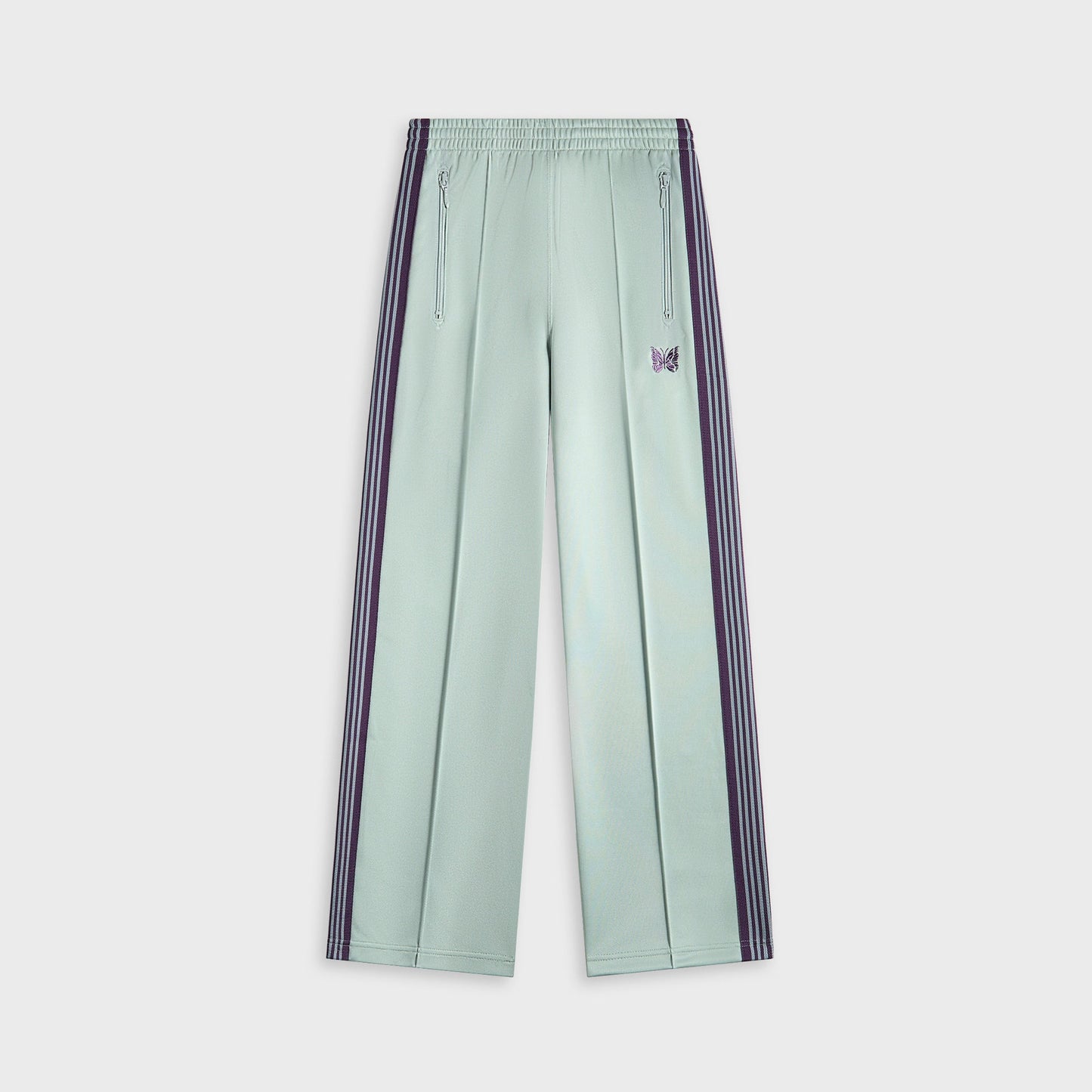 Men Kith Needles Track Pant Poly Smooth - Sax