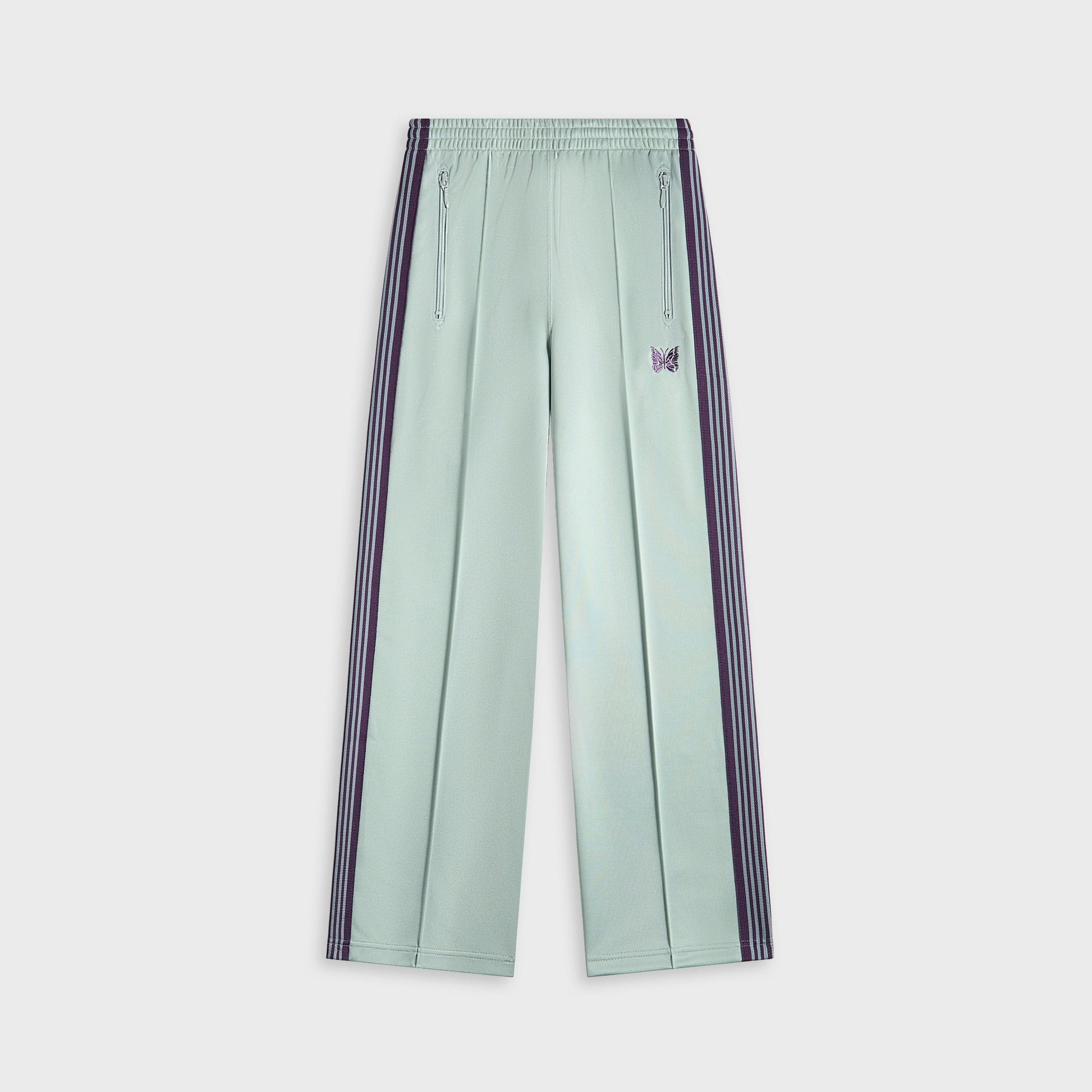 Men Kith Needles Track Pant Poly Smooth - Sax