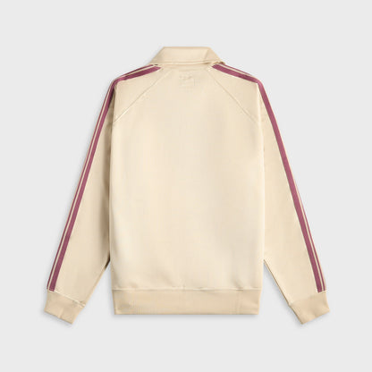Men Kith Needles Track Jacket Poly Smooth - Ivory