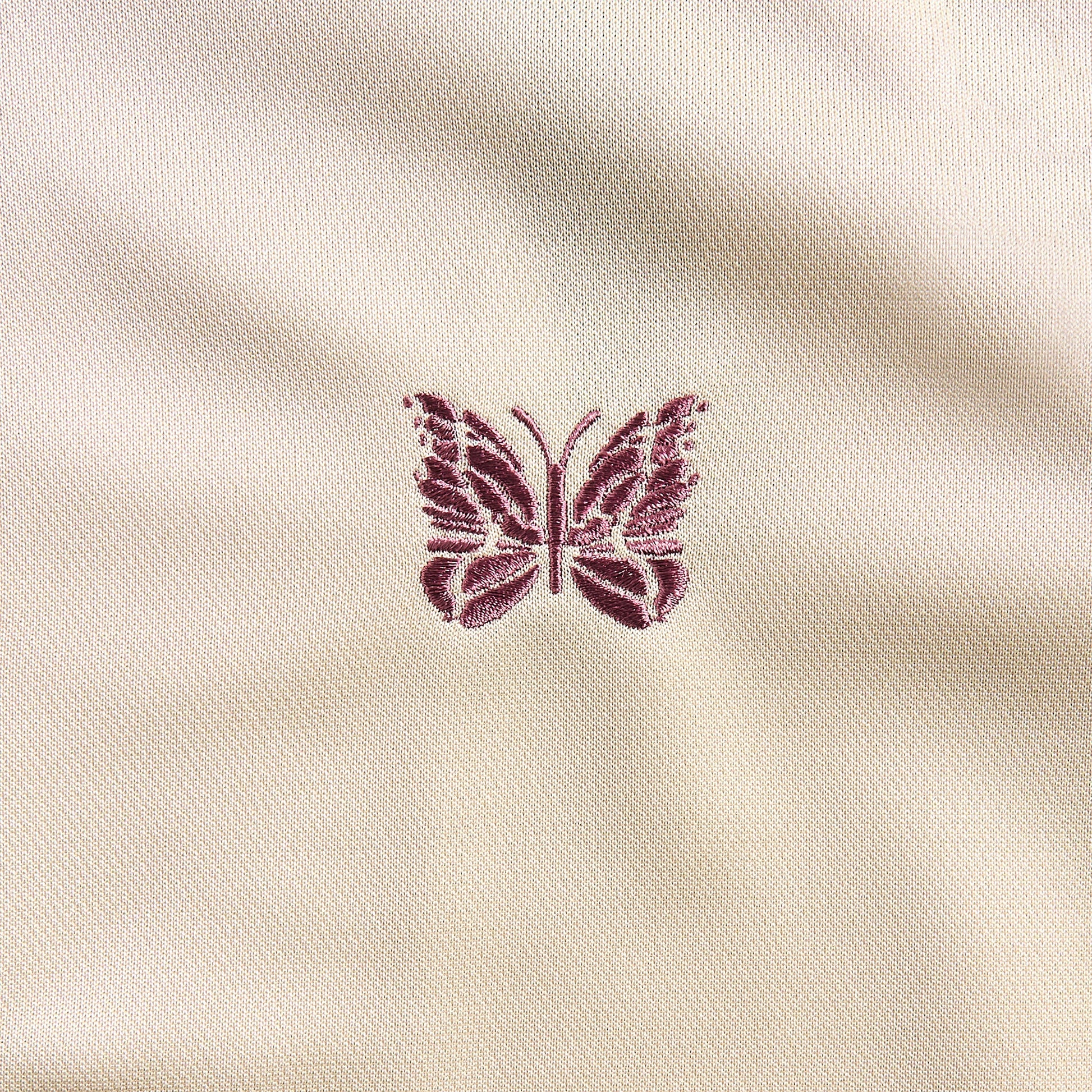 Men Kith Needles Track Jacket Poly Smooth - Ivory