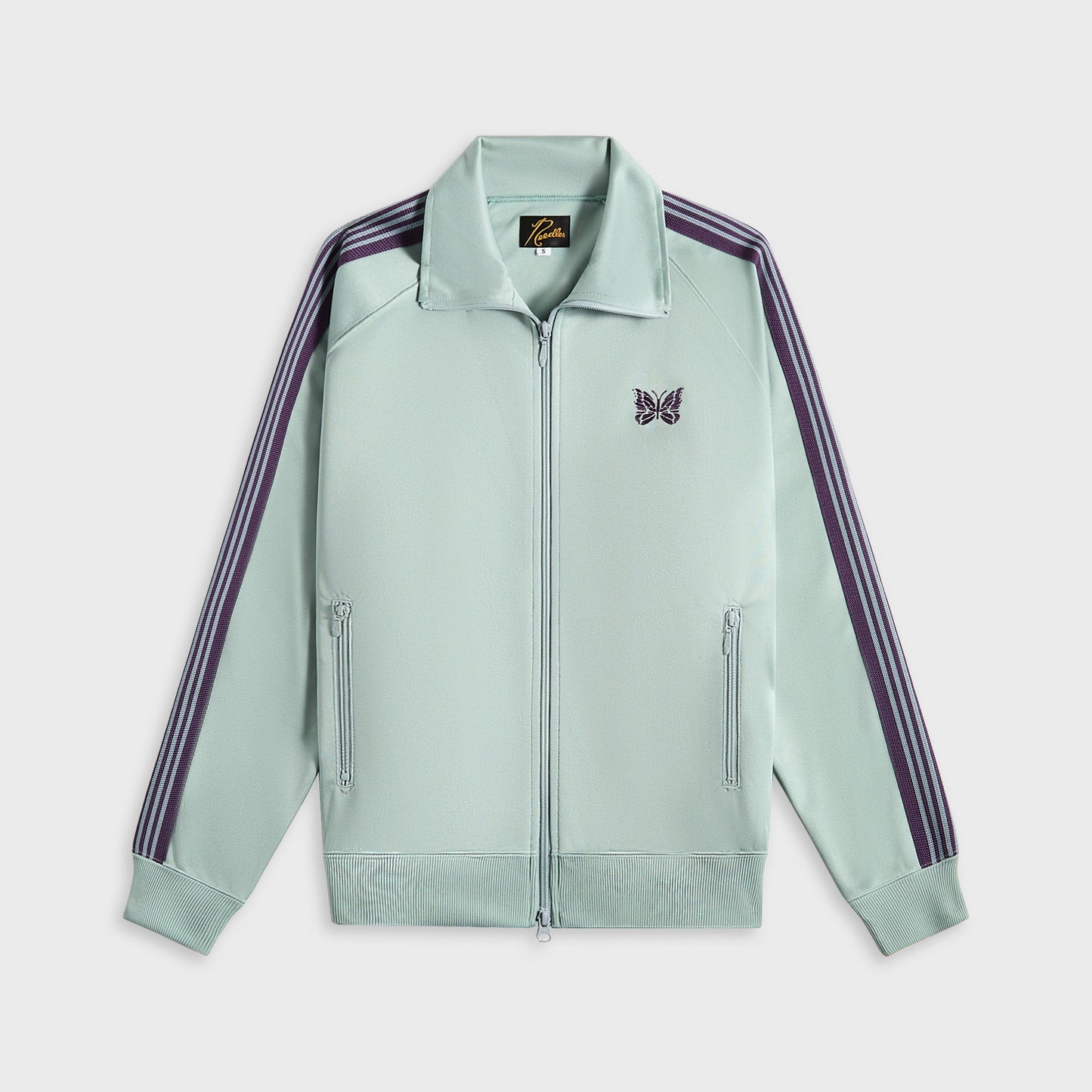 Men Kith Needles Track Jacket Poly Smooth - Sax