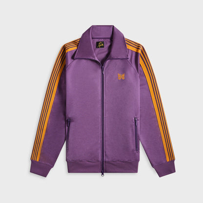 Men Kith Needles Track Jacket Poly Smooth - Purple