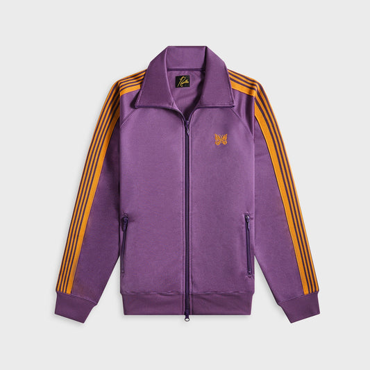Men Kith Needles Track Jacket Poly Smooth - Purple
