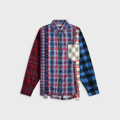 Men Kith Needles Flannel Shirt 7 Cuts Shirt - Assorted