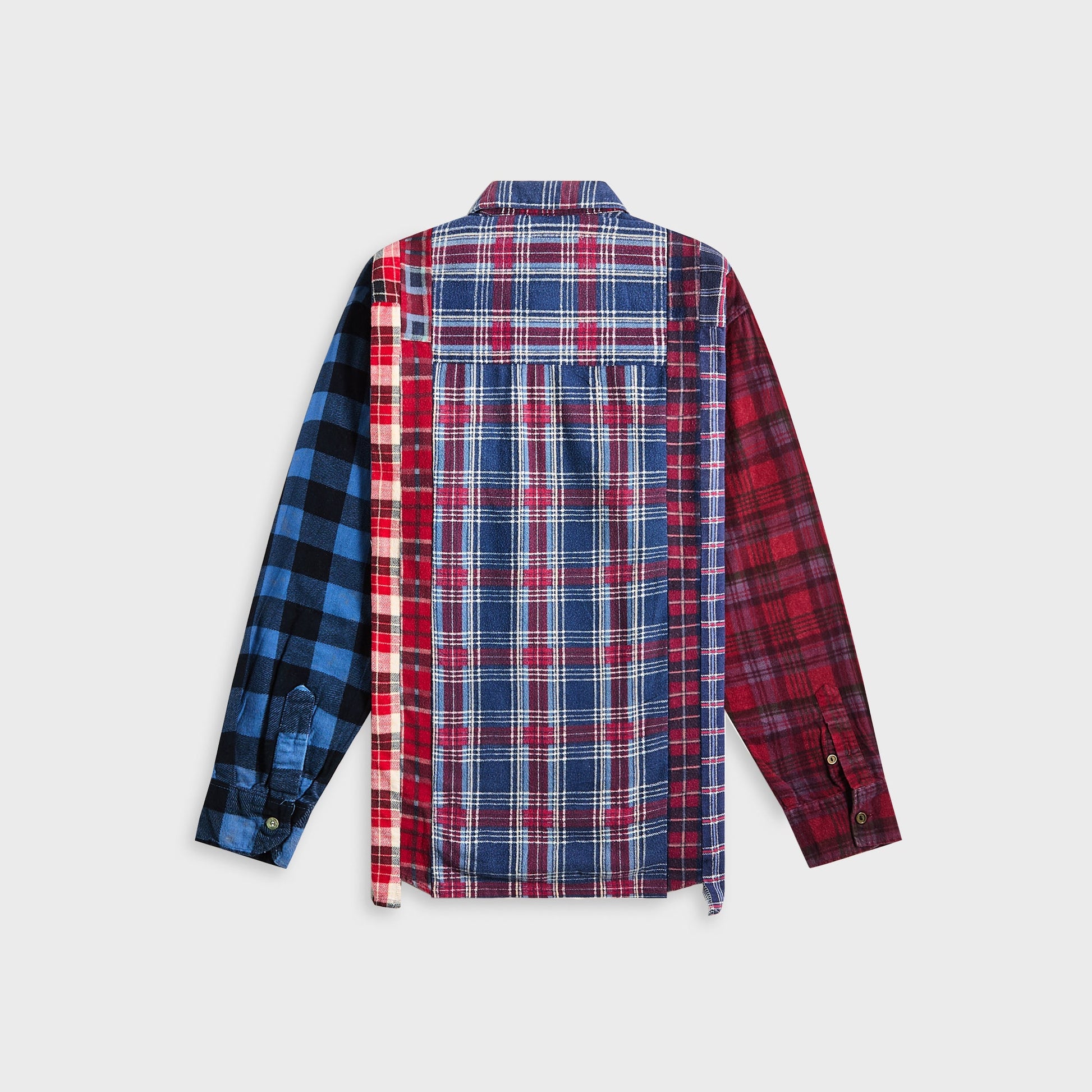 Men Kith Needles Flannel Shirt 7 Cuts Shirt - Assorted