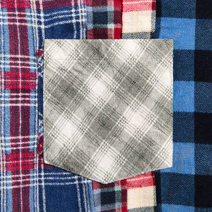 Men Kith Needles Flannel Shirt 7 Cuts Shirt - Assorted