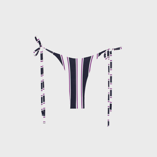 Women Kith Mikoh Skye Classic High Leg Tie Side Bottom - Cabana Stripe