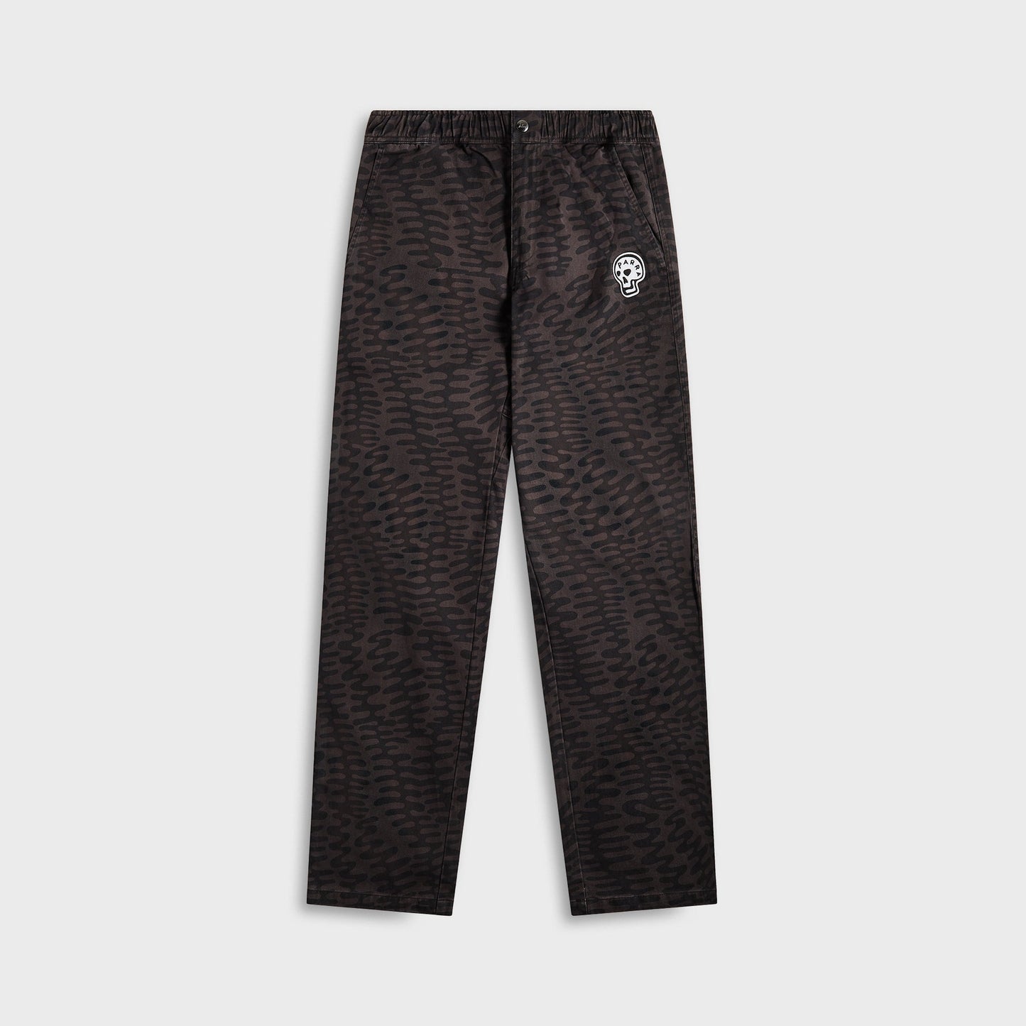 Men Kith by Parra Stitched Skull Pants - Washed Grey