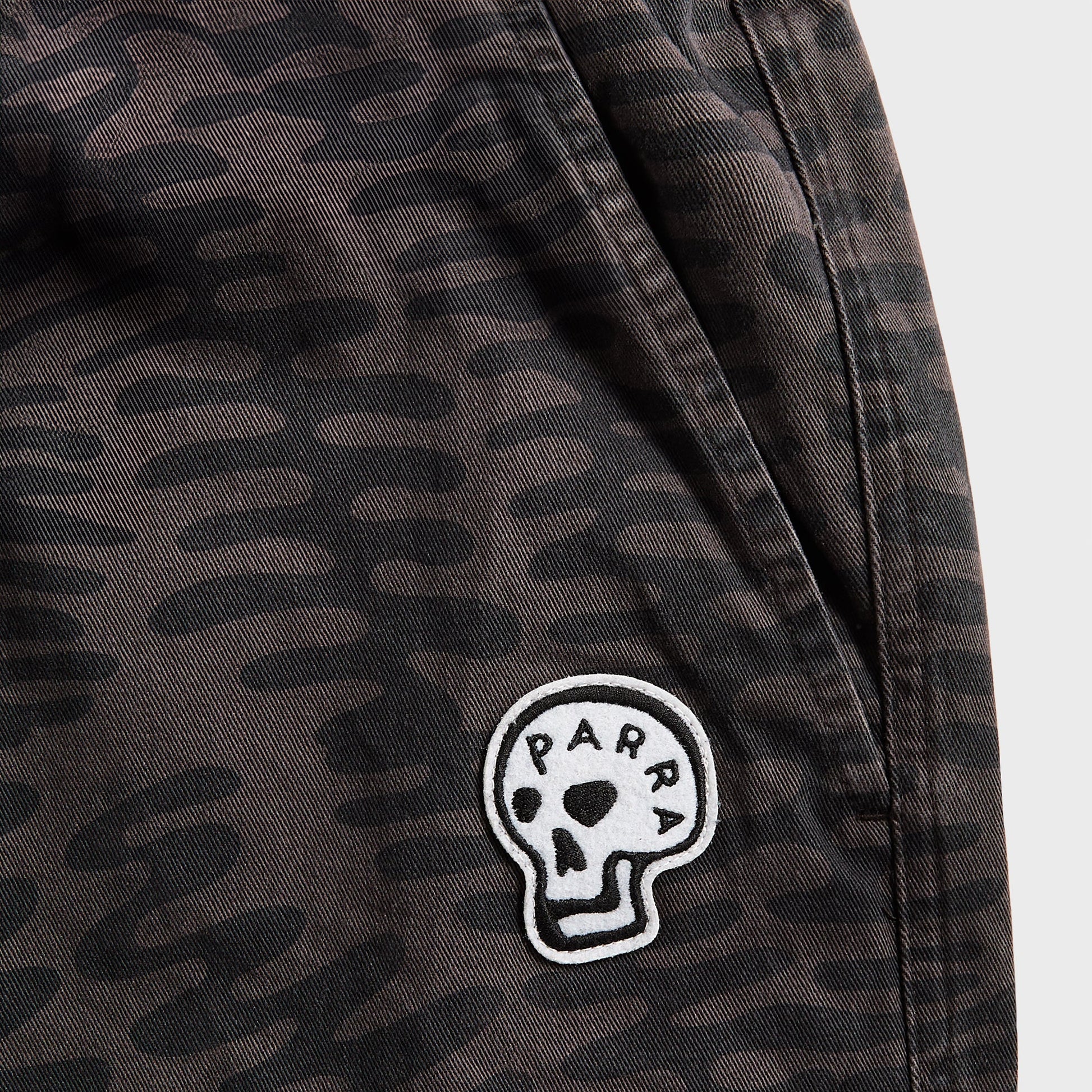 Men Kith by Parra Stitched Skull Pants - Washed Grey